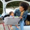 imageMunchkin 5in1 Baby Car Seat Cover  Versatile Nursing Cover Up for Breastfeeding High Chair and Carrier Protection with XtraGuard SilverIon Technology Grey