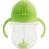 imageMunchkin Any Angle Sippy Cups for Toddlers Spill Proof Weighted Straw Cup with Transition Handles for Babies 6 Months and Up 2 Pack BlueGreenBlueGreen