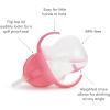 imageMunchkin Any Angle Sippy Cups for Toddlers Spill Proof Weighted Straw Cup with Transition Handles for Babies 6 Months and Up 2 Pack BlueGreenPink
