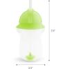 imageMunchkin Any Angle Weighted Toddler Straw Cups with Click Lock Lid 10 Ounce 2 Pack PinkPurpleBlueGreen