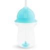 imageMunchkin Any Angle Weighted Toddler Straw Cups with Click Lock Lid 10 Ounce 2 Pack PinkPurpleBlueGreen