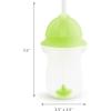imageMunchkin Any Angle Weighted Toddler Straw Cups with Click Lock Lid 10 Ounce 2 Pack PinkPurpleBlueGreen