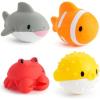 imageMunchkin Baby Bath Toy Squirts for Babies and Toddlers 9 Months and Up Farm and Ocean Animal Squirters 16 PackOcean
