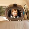 imageMunchkin Baby Car Mirror for Rear Facing Car Seats Clear View Baby inSight Auto Mirror Dark Grey1275x10 Inch Pack of 1