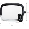 imageMunchkin Baby Car Mirror for Rear Facing Car Seats Night Light LED Pivot 360 Baby inSight Adjustable Auto Mirror BlackCar Mirror