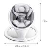 imageMunchkin Baby Swing with Bluetooth and Shhh Sleep Soother White Noise Machine  Perfect for New Parents