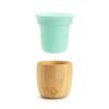 imageMunchkin Bambou 5oz Open Training Cup for Babies and Toddlers NonToxic Bamboo and FoodGrade Silicone