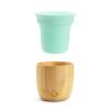 imageMunchkin Bambou Open Training Cup and Divided Suction Plate for Babies and Toddlers NonToxic Bamboo and FoodGrade Silicone