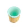 imageMunchkin Bambou Open Training Cup and Divided Suction Plate for Babies and Toddlers NonToxic Bamboo and FoodGrade Silicone