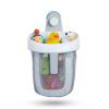 imageMunchkin Beak Bath Spout Cover Safety Guard with Builtin Bubble Bath Dispenser Yellow ampamp Super Scoop Hanging Bath Toy Storage with Quick Drying Mesh Grey