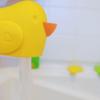 imageMunchkin Beak Bath Spout Cover Safety Guard with Builtin bubble bath dispenser Yellow1 Count Pack of 1