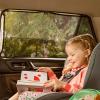 imageMunchkin Brica Magnetic Stretch to Fit Sun Shade Black 1 Pack18x34 Inch Pack of 2