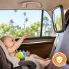 imageMunchkin Brica Magnetic Stretch to Fit Sun Shade and 360 Pivot Baby inSight WideAngle Adjustable Car Mirror