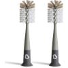imageMunchkin Bristle Bottle Brush Modern Design 2 Pack GreyGray