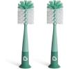 imageMunchkin Bristle Bottle Brush Modern Design 2 Pack GreySage
