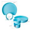 imageMunchkin Carseat Tray  Toddler Travel ampamp Road Trip Accessory for MessFree Snacking in The Car GreyBlue