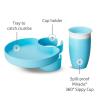 imageMunchkin Carseat Tray  Toddler Travel ampamp Road Trip Accessory for MessFree Snacking in The Car GreyBlue