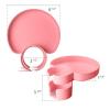 imageMunchkin Carseat Tray  Toddler Travel ampamp Road Trip Accessory for MessFree Snacking in The Car GreyPink