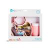 imageMunchkin Carseat Tray  Toddler Travel ampamp Road Trip Accessory for MessFree Snacking in The Car GreyPink