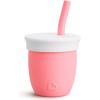 imageMunchkin Cest Silicone Open Training Cup with Straw for Babies and Toddlers 6 Months 4 Ounce MintCoral
