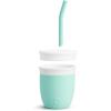 imageMunchkin Cest Silicone Open Training Cup with Straw for Babies and Toddlers 6 Months 4 Ounce MintMint