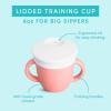 imageMunchkin Cest Silicone Training Sippy Cup with Lid for Babies and Toddlers 6 oz CoralCoral