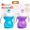 imageMunchkin Click Lock Bite Proof Trainer Cup 7 Ounce 2 Pack BluePurpleBluePurple