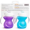 imageMunchkin Click Lock Bite Proof Trainer Cup 7 Ounce 2 Pack BluePurpleBluePurple