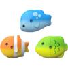 imageMunchkin ColorMix Fish Fun Bath Toy for Baby and Toddler Changes Color in Water3 Count Pack of 1