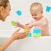 imageMunchkin ConnectACup Bath Toy Stacking and Straining Cups for Baby and Toddler7 Piece Assortment