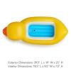 imageMunchkin Duck Inflatable Baby Bathtub with White Hot Heat Alert Classic Yellow DuckyDuck
