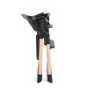 imageMunchkin Float Baby High Chair Foldable and Easy to Clean for Babies and Toddlers White with Wooden LegsBlack