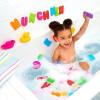 imageMunchkin Float ampamp Play Bubbles 4 Count ampamp Learn Bath Alphabet Letters and Numbers 36 Count Baby and Toddler Bath ToysSmall