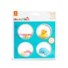 imageMunchkin Float ampamp Play Bubbles and Color Buddies Bath Water Color Tablets 4 Baby Bath Toys and 40 Moisturizing Bath Bombs