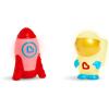 imageMunchkin Galaxy Buddies Water Safe Light Up Baby and Toddler Bath Toy Astronaut ampamp Rocket ShipSmall