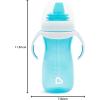 imageMunchkin Gentle Transition Sippy Cup with Trainer Handles 10 Ounce Purple and PinkBlue