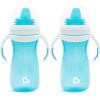 imageMunchkin Gentle Transition Sippy Cup with Trainer Handles 10 Ounce Purple and PinkBlue