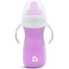 imageMunchkin Gentle Transition Sippy Cup with Trainer Handles 10 Ounce Purple and PinkBluePurple