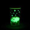 imageMunchkin Glow in The Dark Toddler Sippy Cup with Miracle 360 Spoutless Spill Proof Drinking Edge 9 Ounce Astronaut RedCamping