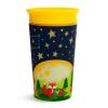 imageMunchkin Glow in The Dark Toddler Sippy Cup with Miracle 360 Spoutless Spill Proof Drinking Edge 9 Ounce Astronaut RedCamping