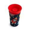 imageMunchkin Glow in The Dark Toddler Sippy Cup with Miracle 360 Spoutless Spill Proof Drinking Edge 9 Ounce Astronaut RedMulticolor