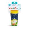 imageMunchkin Glow in The Dark Toddler Sippy Cup with Miracle 360 Spoutless Spill Proof Drinking Edge 9 Ounce Astronaut RedMulticolor