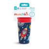 imageMunchkin Glow in The Dark Toddler Sippy Cup with Miracle 360 Spoutless Spill Proof Drinking Edge 9 Ounce Astronaut RedMulticolor