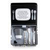 imageMunchkin Grown Ups Table 7pc Toddler Feeding Supplies Gift Set Includes Plates Bowl Open Cup and Stainless Steel Utensils Grey