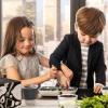 imageMunchkin Grown Ups Table 7pc Toddler Feeding Supplies Gift Set Includes Plates Bowl Open Cup and Stainless Steel Utensils Grey