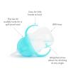 imageMunchkin Happy Snacker Toddler Cups and Snack Containers  7oz Any Angle Weighted Straw Trainer Cup and 9oz Snack Catchers GreenBlueBlueGreen