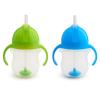 imageMunchkin Happy Snacker Toddler Cups and Snack Containers  7oz Any Angle Weighted Straw Trainer Cup and 9oz Snack Catchers GreenBlueGreenBlue