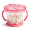 imageMunchkin Happy Snacker Toddler Cups and Snack Containers  7oz Any Angle Weighted Straw Trainer Cup and 9oz Snack Catchers GreenBluePinkPurple