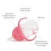 imageMunchkin Happy Snacker Toddler Cups and Snack Containers  7oz Any Angle Weighted Straw Trainer Cup and 9oz Snack Catchers GreenBluePinkPurple