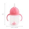 imageMunchkin Happy Snacker Toddler Cups and Snack Containers  7oz Any Angle Weighted Straw Trainer Cup and 9oz Snack Catchers GreenBluePinkPurple
